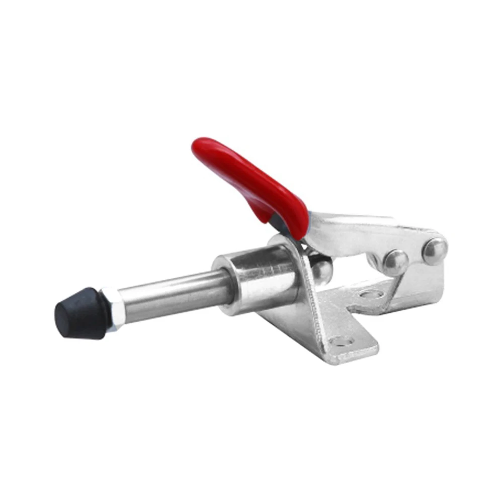 GH-301AM 45kg Quick Release Toggle Clamp Horizontal Clamps Clamping Force Push-pull Hand Clip  16mm Plunger Stroke Woodworking