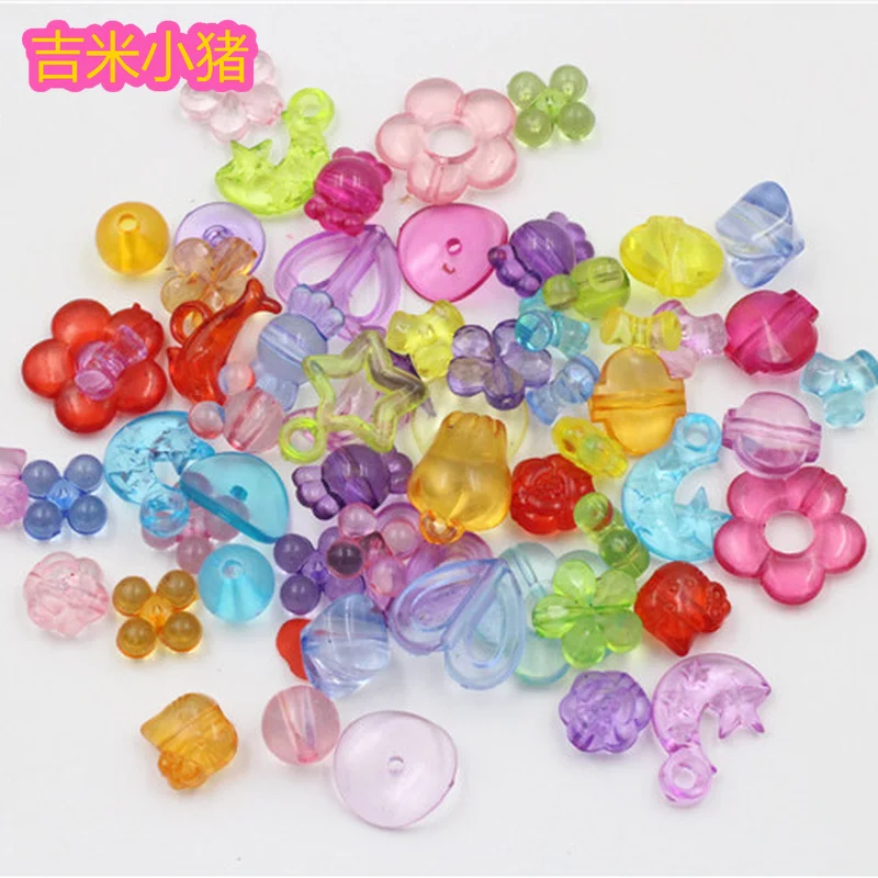 50pcs Beads Toys for Children Girl Gift DIY Orbits Creativity Bracelet/Jewelry Making Baby Kids Lacing Toy Needlework Wholesale