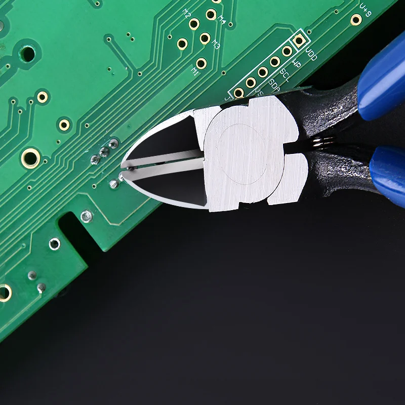 A-BF Kawat Cutter Crimping Plier Kelas Industri Tang 5/6 Inch Terisolasi Non-Slip Diagonal Miring Stripper Alat Tangan