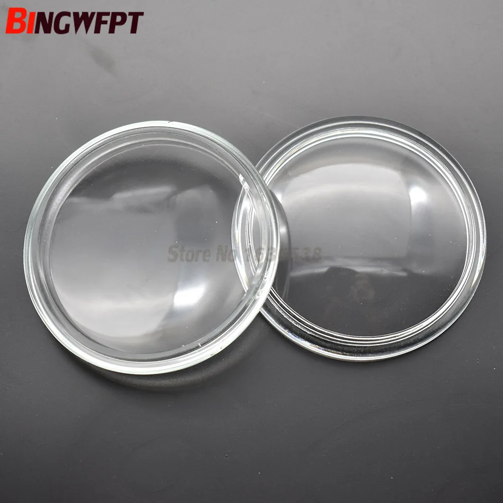 2pcs/set Round Diameter 90mm Fog Lights Lamps Anti-fog Glass Tempered Glass For Ford Taurus X Fusion Mondeo Mustang Grand C-Max