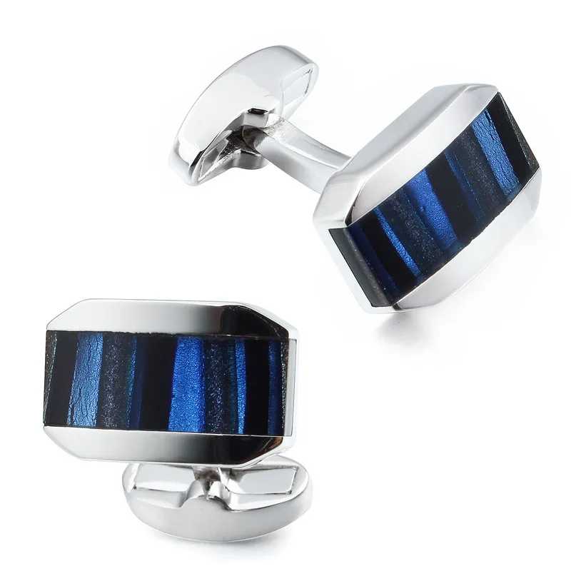 Cufflinks For Men with Gift Box, Handmade with Dichroic glass, Match Suits Cuffs Daily Use Dress for Ordinary Men