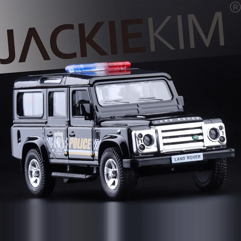 

High Simulation Exquisite Diecasts&Toy Vehicles: RMZ city Car Styling Defender Police CCar Off-Road 1:36 Alloy Diecast SUV Model