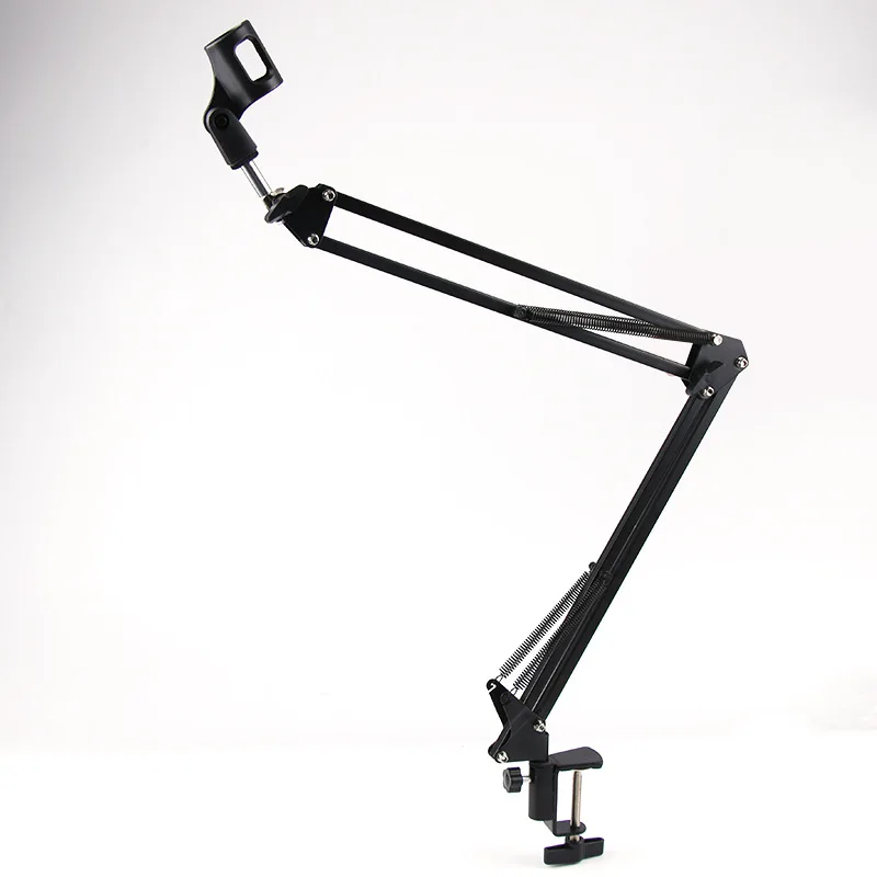 Wholesale Mic Stand Adjustable desktop microphone stand cantilever support Microphone telescopic bracket