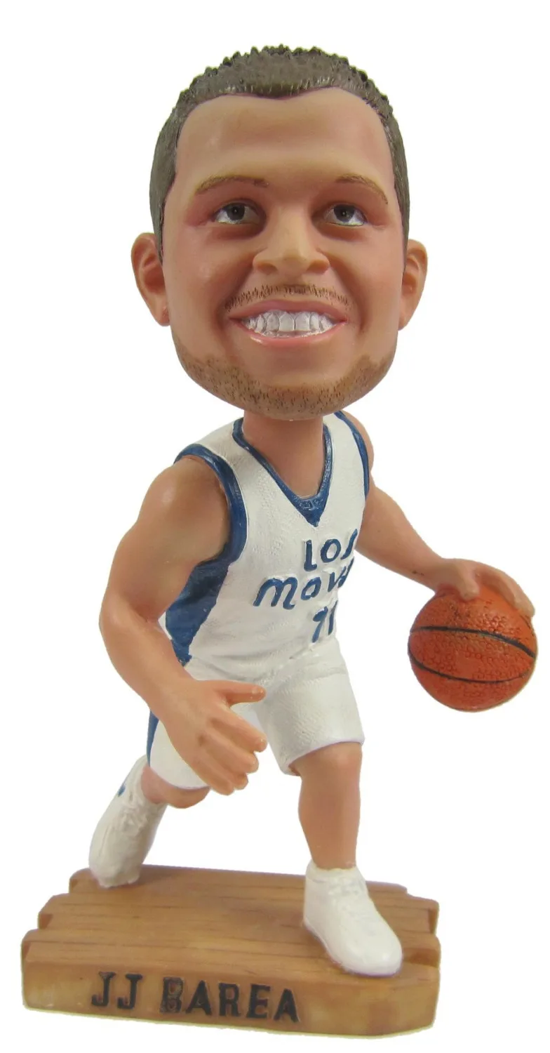 

Personalized bobblehead doll basket birthday gift fixed polyresin body + polyresin head