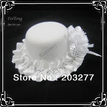 Free shipping!! Wholesale 12pcs/lot cute  Mini Top Hat  party  Accessory  hair accessory