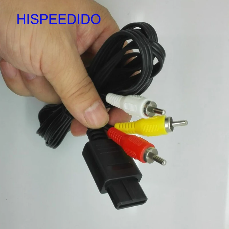 HISPEEDIDO 6ft 1.8m Audio TV Video สาย AV RCA สําหรับ Super Nintendo GameCube N64 SNES