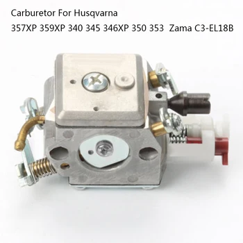 Karbüratör Husqvarna 357XP 359XP 340 345 346XP 350 353 Carb Zama C3-EL18B araba motosiklet kar temizleme makinası testere aksesuarları