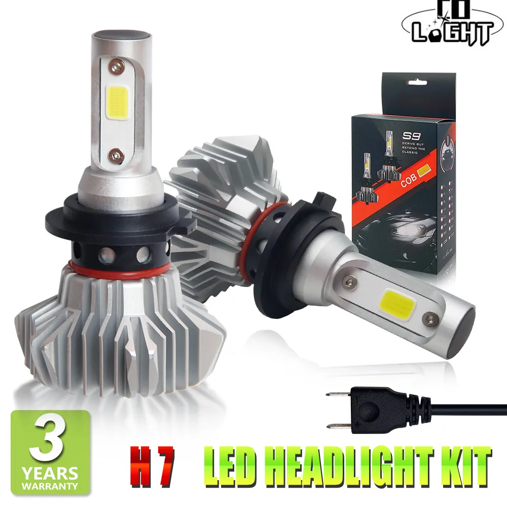 

Светодиодные фары CO LIGHT H7, автомобильные фары с одним лучом, автомобильные фары 30 Вт, автомобильные фары 60 Вт, 12-24 В для универсальных автомобилей