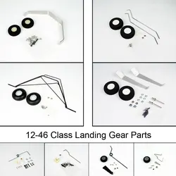 DW Hobby Landing Gear for RC Airplane 12-46 Grade Aluminum with Wheel Spare Parts Set for RC Plane Cessna Model