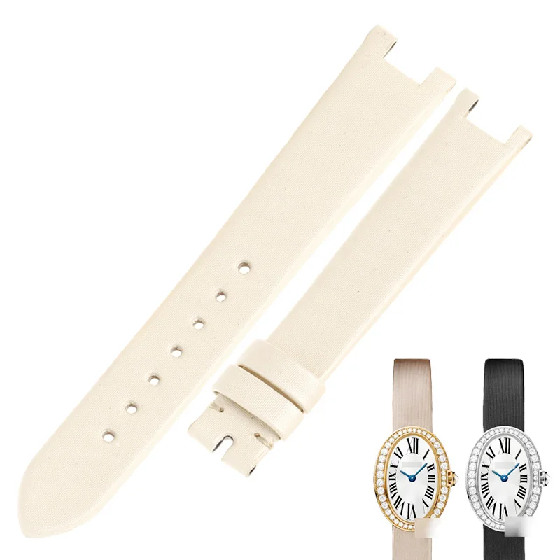 

WENTULA watch band for CARTIER BAIGNOIRE WB520028 W8000007 ribbon watchbands Woman