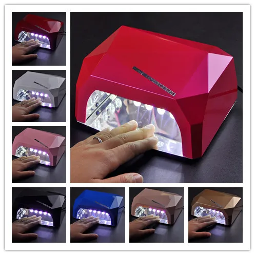 

NEW Auto sensor Nail Dryer LED Ultraviolet Lamp for Nails Diamond Shaped Nail Lamp Curing for UV Gel Polish Nail Art Tools