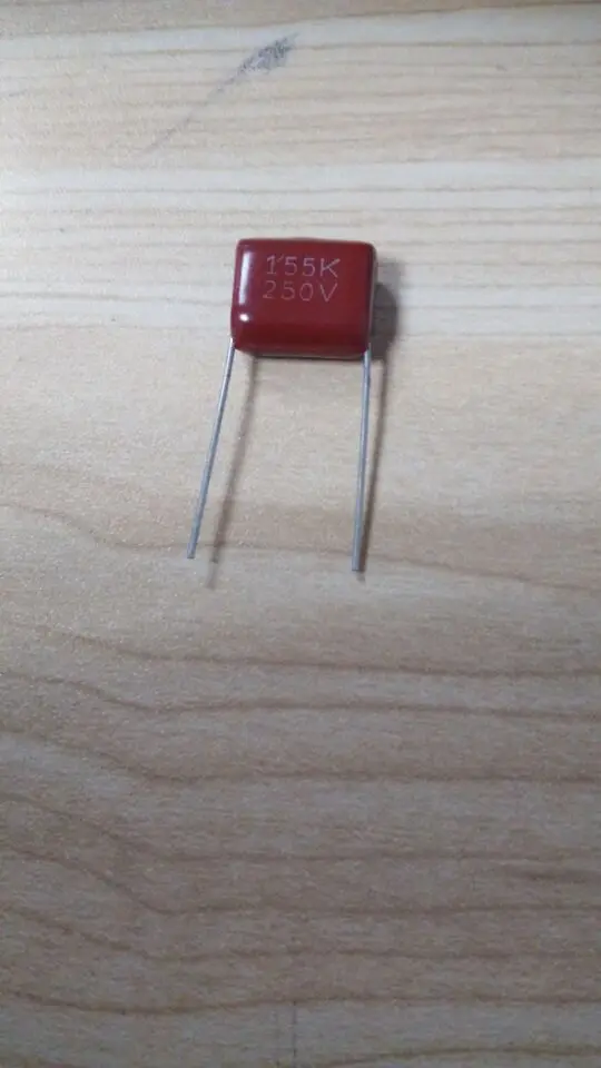 Microvoador 5 peças/cbb filme capacitores 250v 155k 1500nf 1.5uf cbb capacitores