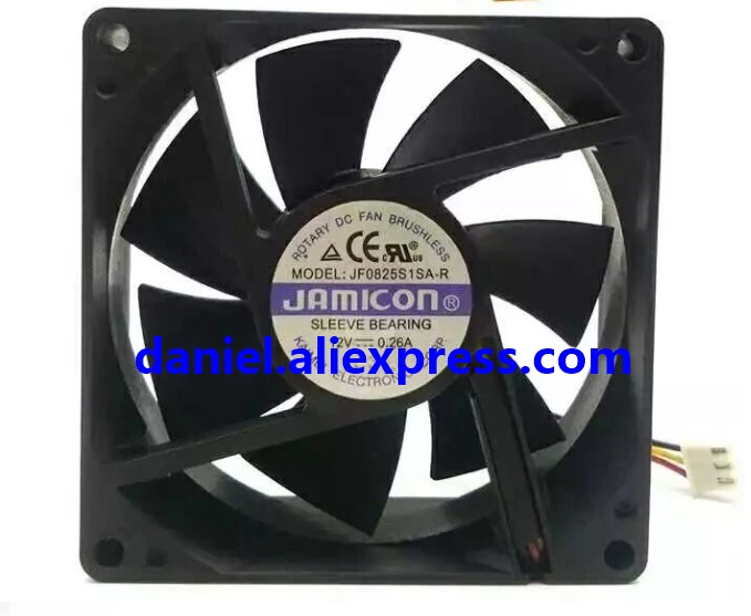 

Original JAMICON JF0825S1SA-R 12V 0.26A 8025 3 line UPS Heat Dissipating Fan