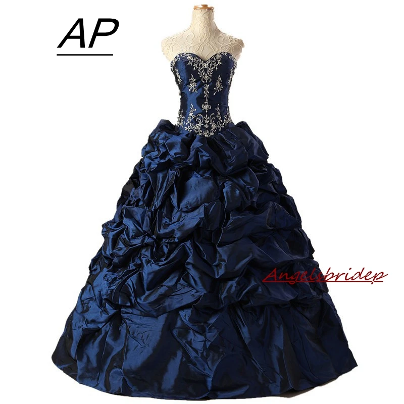 ANGELSBRIDEP Sweetheart Quinceanera Dresses For 15 Years Fashion Embroidery Beading Full-Length Formal Debutante Gowns Lace-up