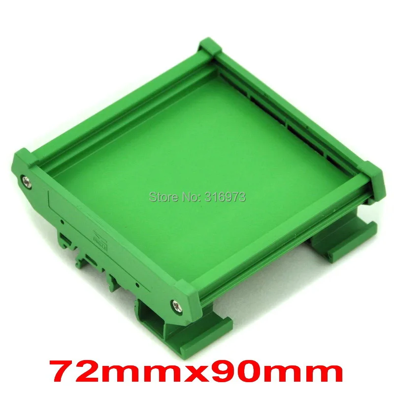 ( 50 pcs/lot ) DIN Rail Mounting Carrier, for 72mm x 90mm PCB, Housing, Bracket.