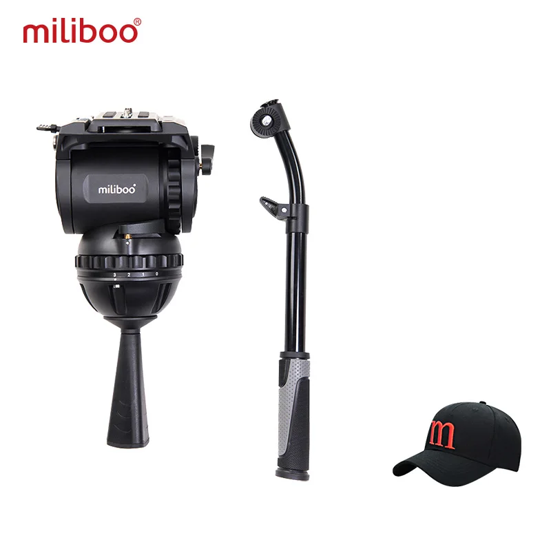 

Miliboo M8 Professional Broadcast Movie Video Fluid Heads Load 15KG Heavy Duty Tripod Camera Stand with 100mm Bowl