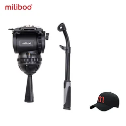 Miliboo M8 Professional Broadcast Movie Video Fluid Heads Load 15KG  Heavy Duty Tripod Camera Stand  with 100mm Bowl