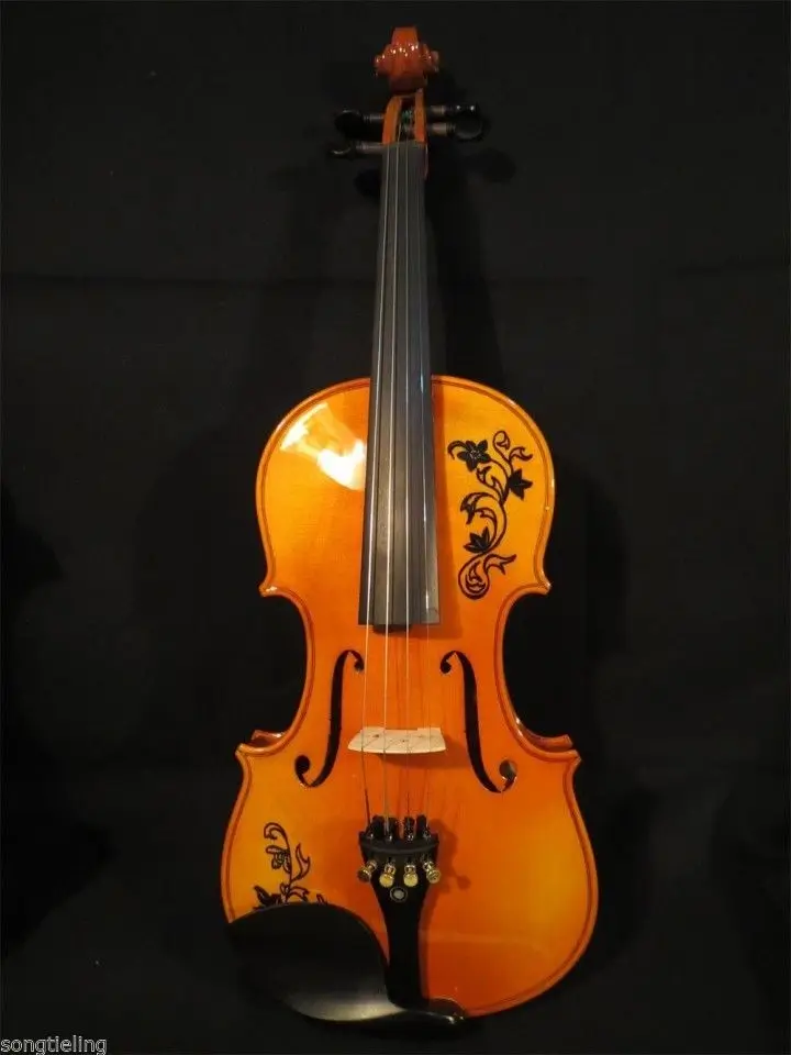 Strad style SONG Brand maestro drawing 4/4 violin,powerful sound #9370