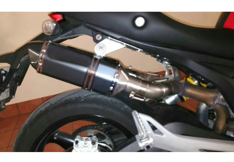 

TKOSM-51mm Universal Motorcycle Modified Exhaust Pipe Muffler Exhaust Scooter For CBR125 CBR250 CB400 CB600 YZF FZ400 Z750 ZX-6R