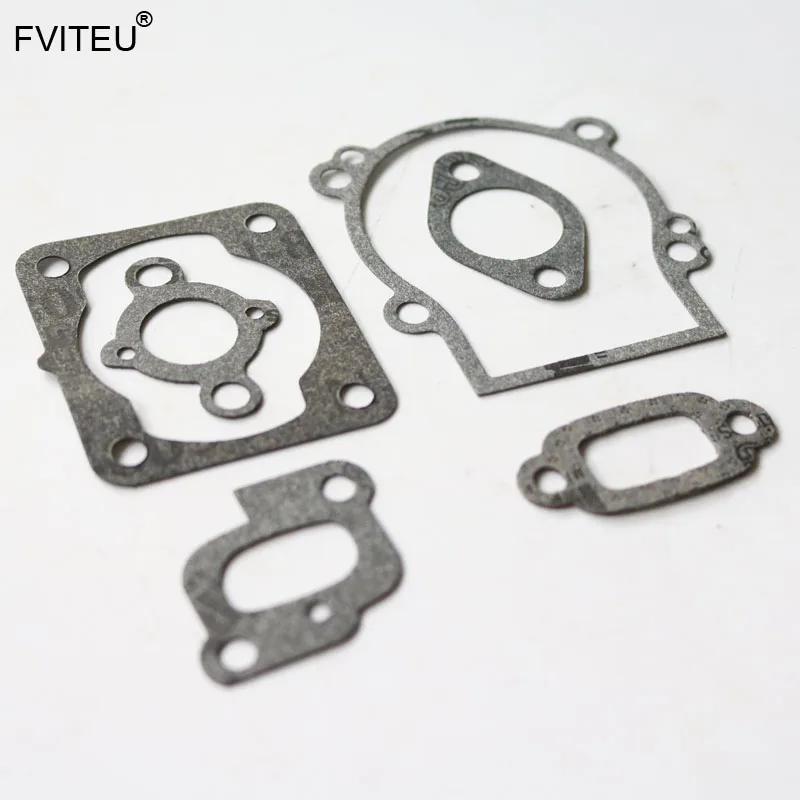 FVITEU 4 Bolt Engine Gasket Set for 26cc 29cc 30.5cc 4 bolt engine parts for hpi km rovan baja 5b 5t rc cars