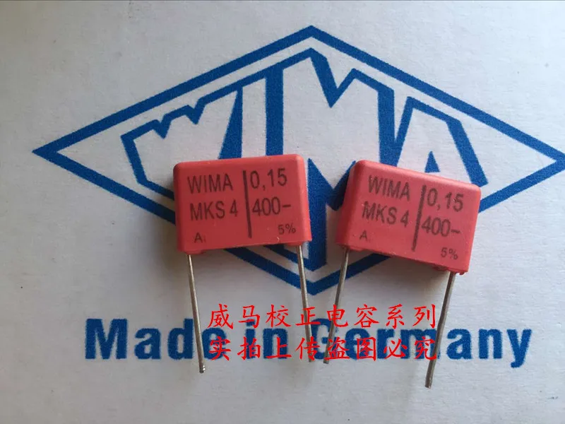 2020 hot sale 10pcs/20pcs German capacitor WIMA MKS4 0.15UF 400V 154 400V 150n P: 15mm Audio capacitor free shipping