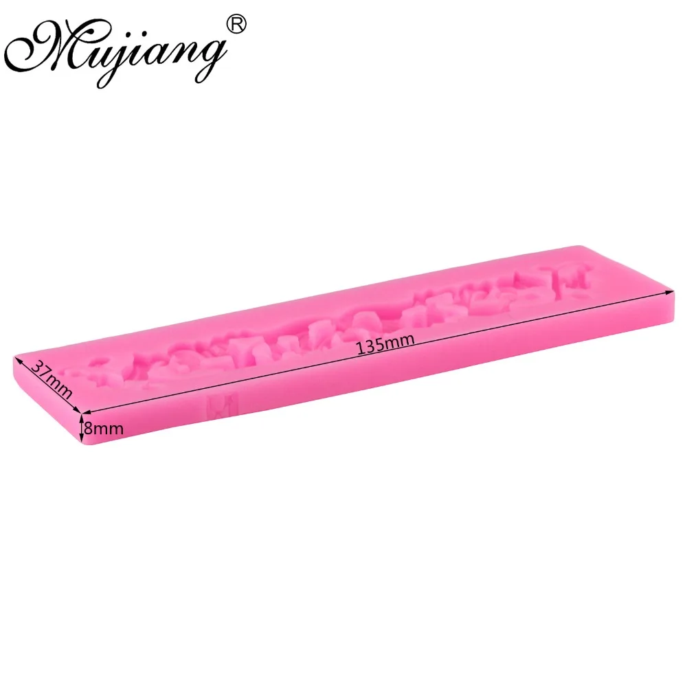 Mujiang DIY Leaf  Lace Silicone Molds Gum Paste Chocolate Fondant Sugarcraft Cake Border Decorating Tools