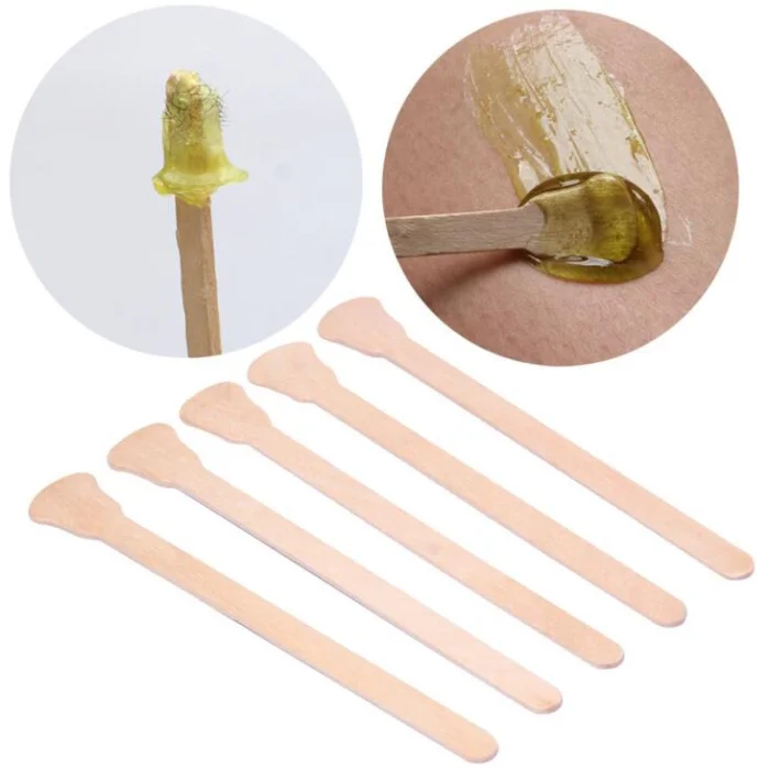 

30pcs wood wax spatula stick epilator wax depilation hair removal applicator