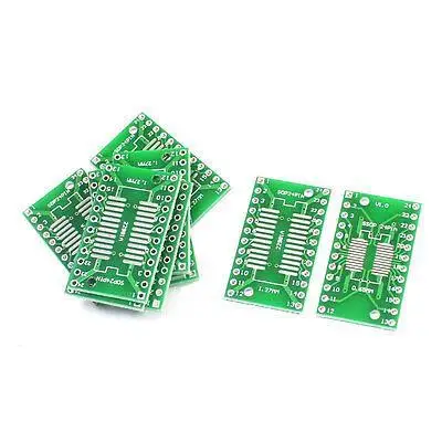 

SMD SOP24 SSOP24 TSSOP24 to DIP24 2 Sides Adapter PCB IC Converter Plate 20Pcs