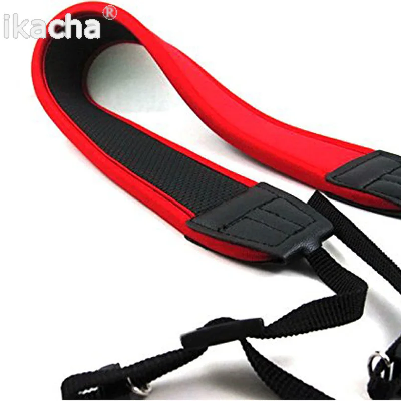 2021 Hot Red Neoprene Camera Shoulder Neck Strap Belt For Canon EOS 600D 5D 7D 60D 300D 400D 550D 1000D 1100D DSLR