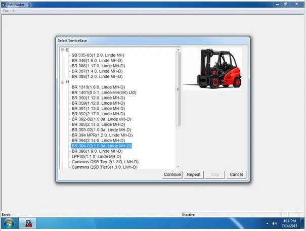 Linde Pathfinder / v3.6.2.11 Linde Pathfinder LMH+KWS  2020.01 or 11.2017