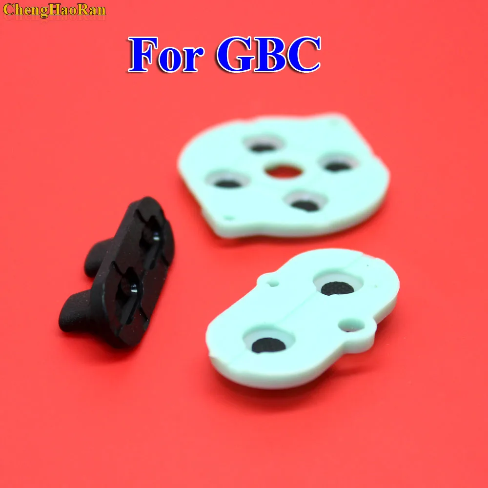 Jeu de 2 à 10 boutons en caoutchouc pour Nintendo Boy, en Silicone, conducteur A B, sélection du bouton de démarrage en caoutchouc pour GBC