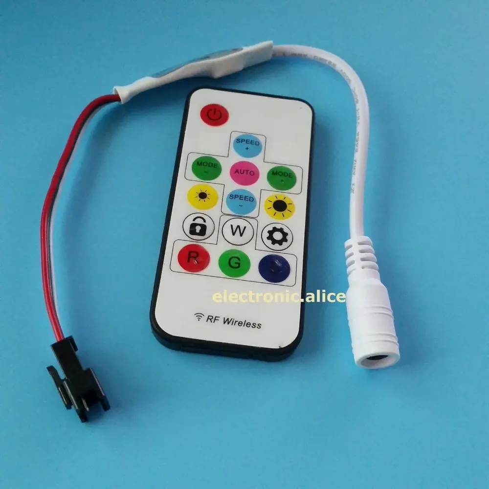 Hot SP103E telecomando wireless mini-rf per striscia led WS2811/WS2812B