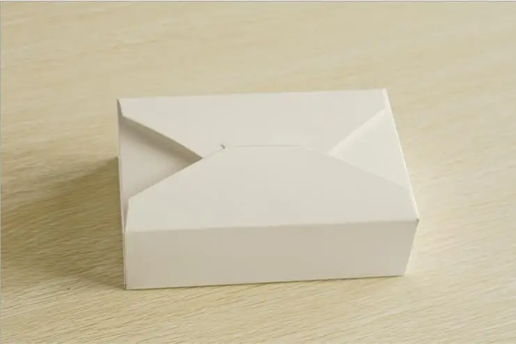 

300pcs 19.5*12.5*4cm Food Packaging White cardboard Paper Box For Candy\Cake\Dessert \party\Christmas Packing boxes