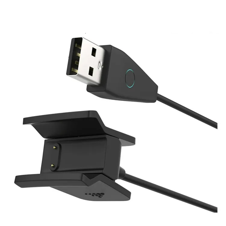 Zuzug ل Fitbit تهمة 2 استبدال USB شحن كابل الشاحن الحبل ل Fitbit تهمة 2 سوار معصمه حوض محول مع
