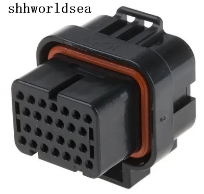 

shhworldsea 1sets 5sets 30sets auto computer connector, 26 pin 26way oil gas connector 3-1437290-7