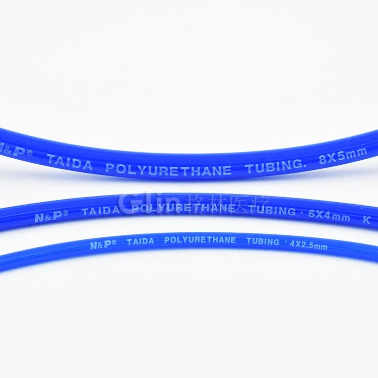 10M Dental Polyurethane PU chair water vapor Air Hose Pipe Tube Blue 3x2,4x2.5,6x4,8x5mm