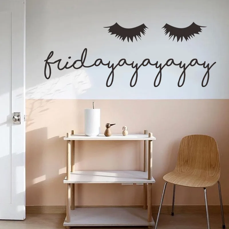 

Creative Sexy Eyelashes Wall Sticker Living Room Background Decor Decals Bedroom Home Decoration Removable Wallpaper Art Poster