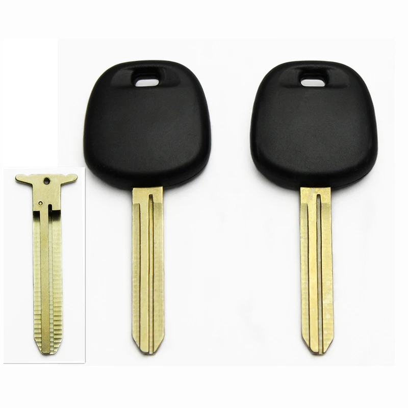 

Transponder Blank Key Fob Remote Auto Car Key Shell Cover Case For Toyota Old Key Case Uncut Blade No Chip