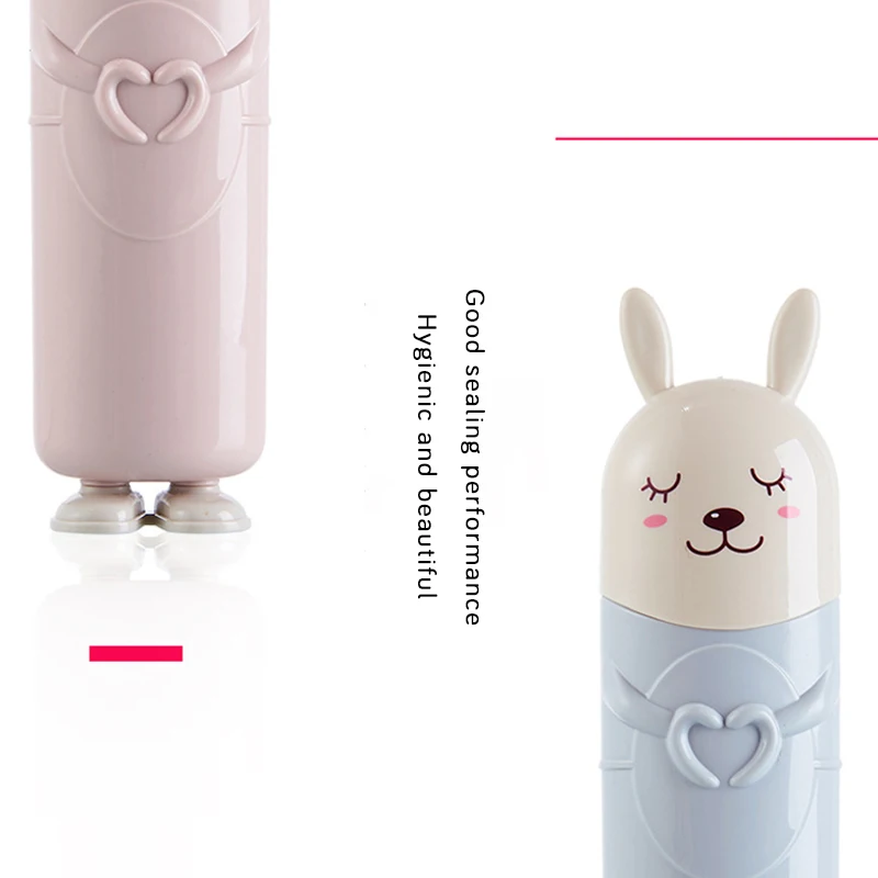 Toothpaste Toothbrush Storage Box Portable Protect Case Toothbrush Cup for Outdoor Travel Camping Capsule Toiletries Organizer