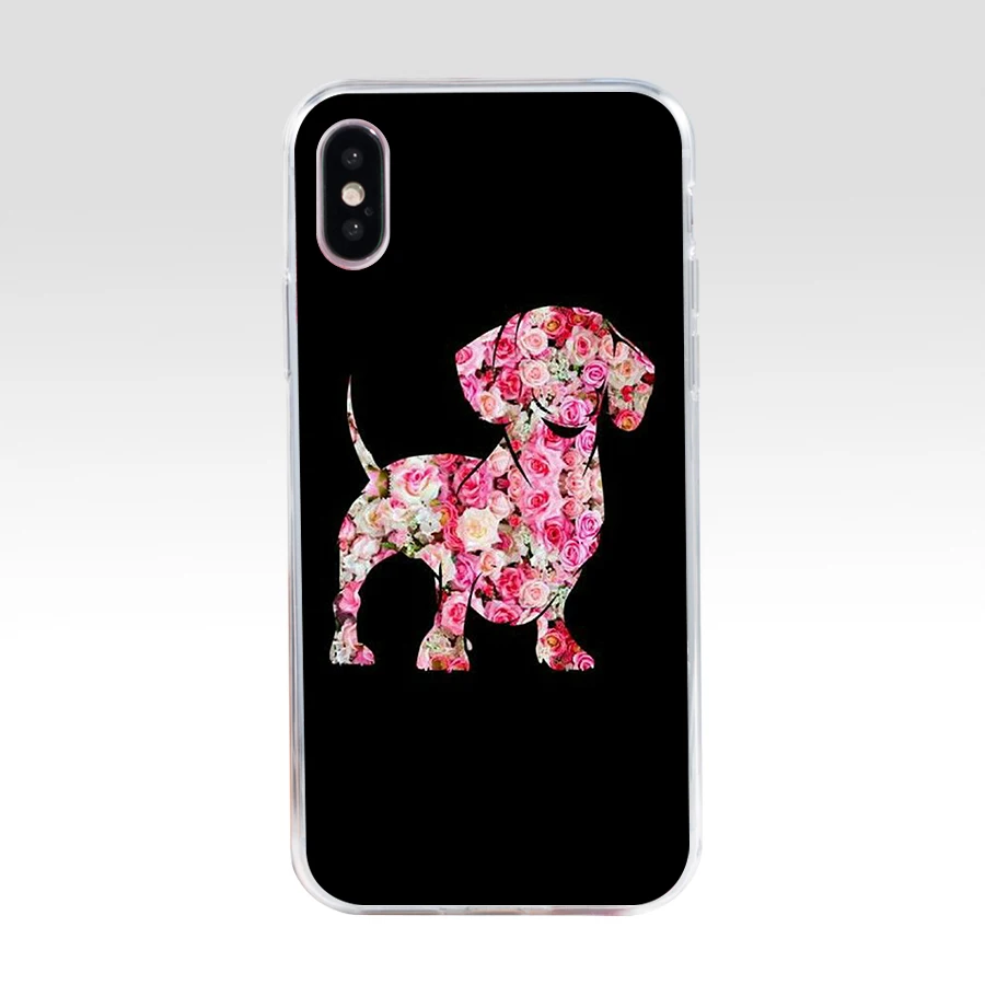 145SD Dachshund Teckel Dackel Dog gift Soft Silicone Tpu Cover phone Case for iphone 5 5s se X XR XS Max case