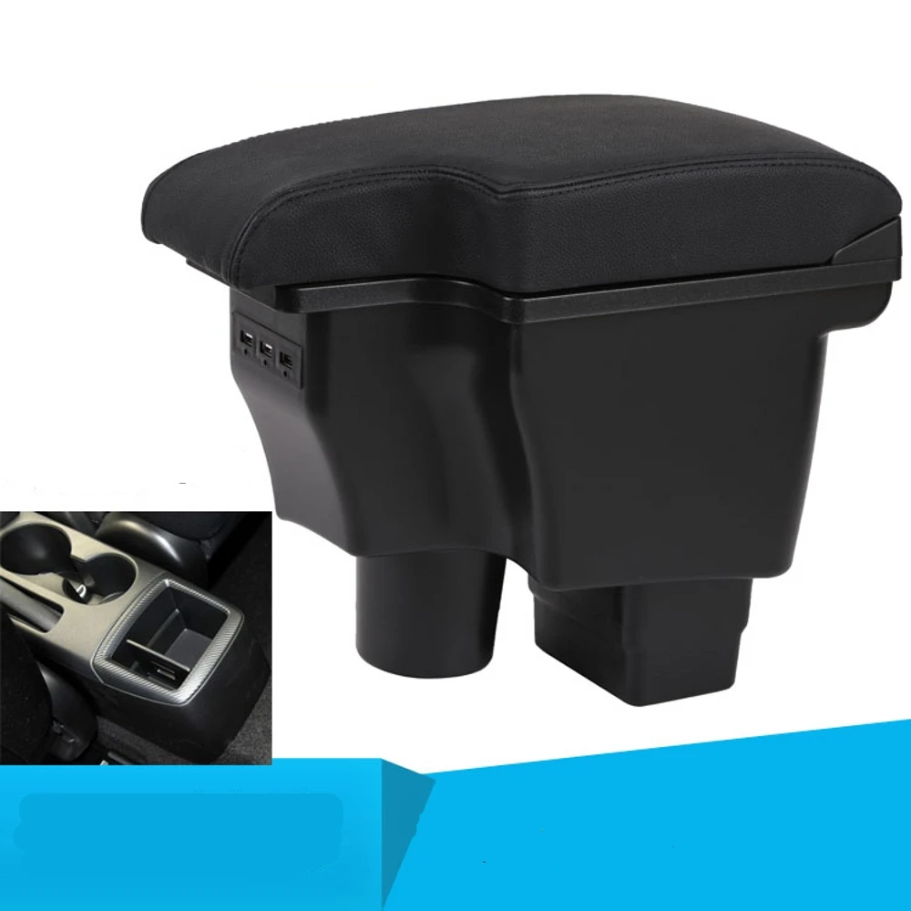 For  Mazda 2 skyactiv version cx3 CX-3 armrest box central Store content box with USB cx 3 armrests box cx3