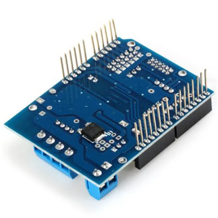 Controlador de velocidad L298P PWM, controlador de puente H Dual de alta potencia, interfaz Bluetooth, placa protectora de Motor L298P para Arduino