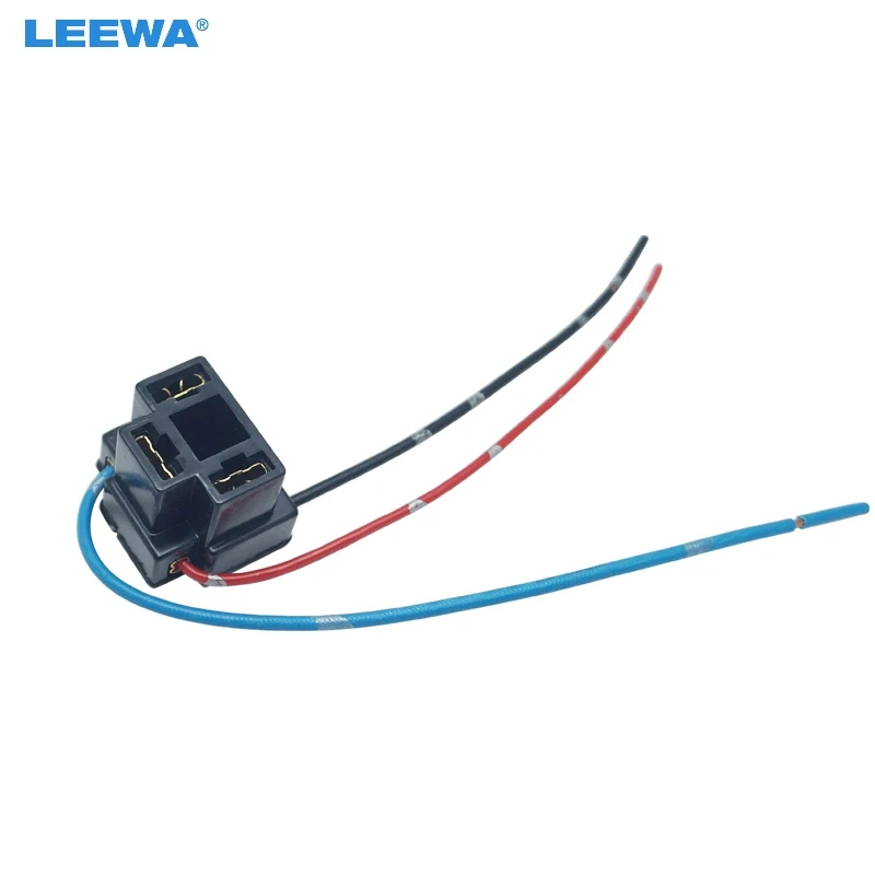 

LEEWA 40PCS Auto H4 Headlight Female Adapter Sockets Wiring Harness Connector Car Halogen HID LED Retrofit Wire Plug #CA5955