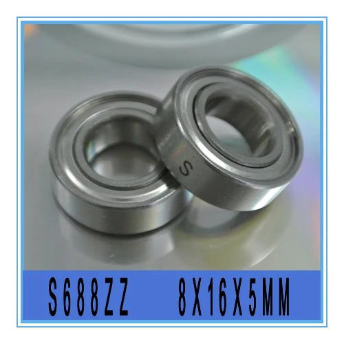 

High Precision(20 pieces/lot) trolling reel bearing S688ZZ 8X16X5MM L-1680ZZ,688ZZA,W688ZZ,L1680W06ZZ,628ZZ/8ZZ