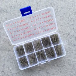 304 stainless steel spring small spring compression spring wire diameter 0.3 * 3* 5/10/15/20/25/30/35/40/45/50mm