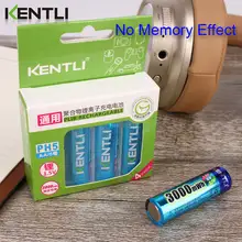 AA 1.5V rechargeable lithium battery with 4-channel charger #4