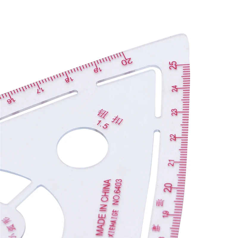 2024 New Sleeve Curve Ruler Measure Plastic for Sewing Dressmaking Tailor Drawing Tool