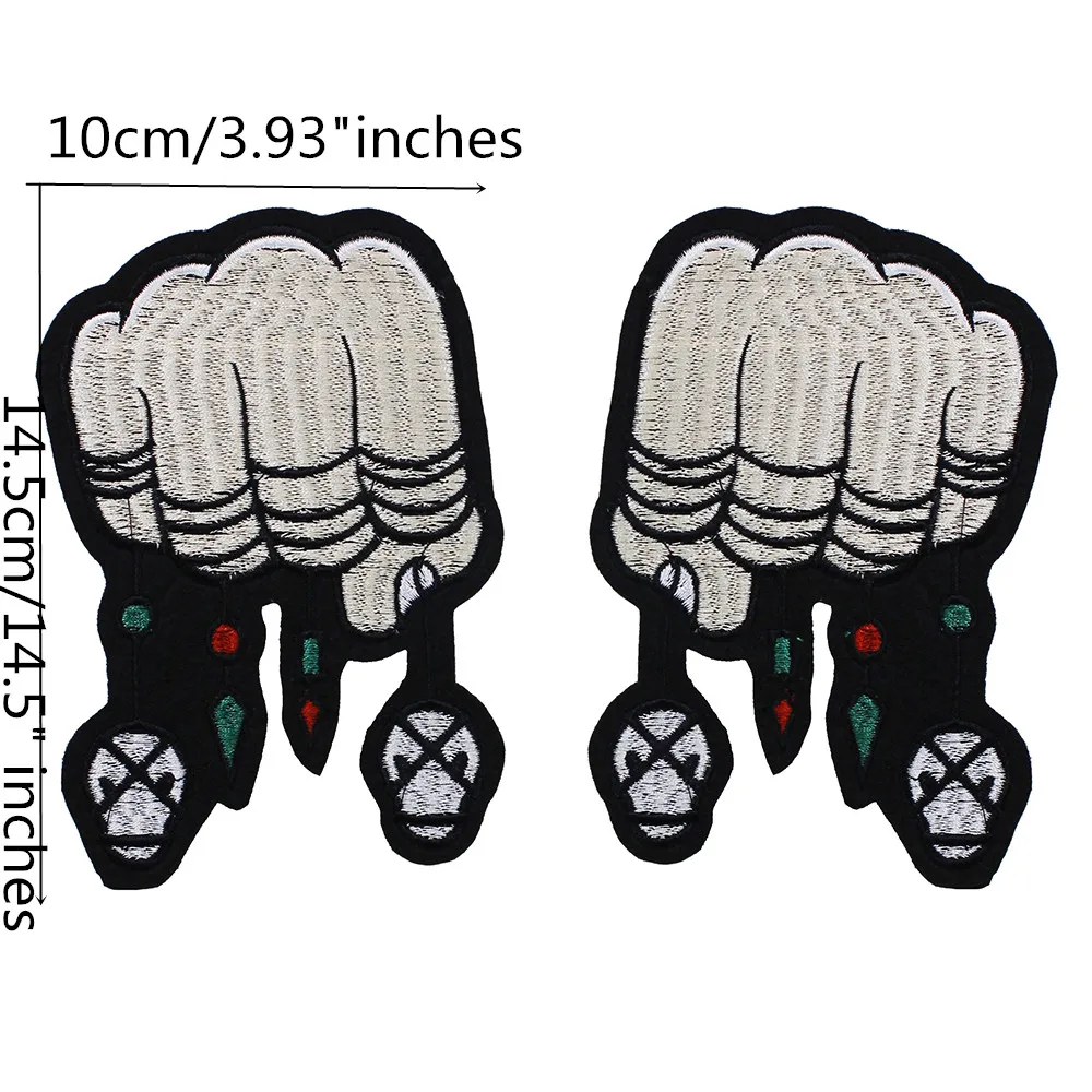 Imagem -05 - Patches de Macaco Étnico Bordado Patches de Ferro em Adesivos Apliques para Roupas Crachás Decorados Artesanato Costura Conjuntos