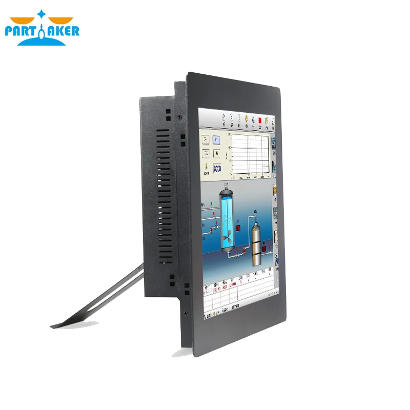 Partaker Elite Z14 15 Inch Made-In-China 5 Layar Sentuh Resistif Intel Quad Core J1900 Sentuh pc Panel Industri dengan 2 Mm