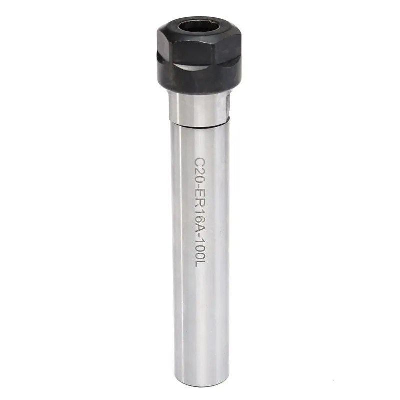 1PCS A/M adapter C20 ER11 C20 ER16 ER25 100L 150L 200L collet chuck CNC straight shank 20mm extension rod for CNC mill